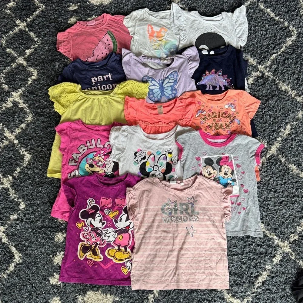Bundle of 14 Girls Tees